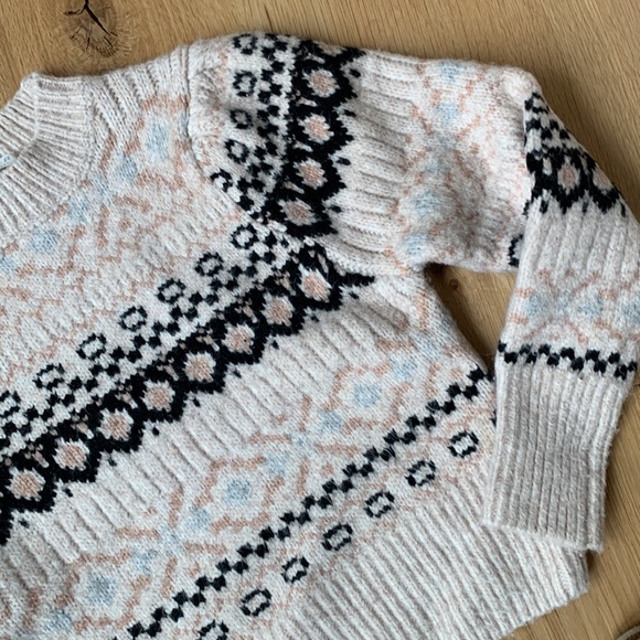 ASTR the Label Maria Sweater in Ivory Black Multi - Picture 5 of 11